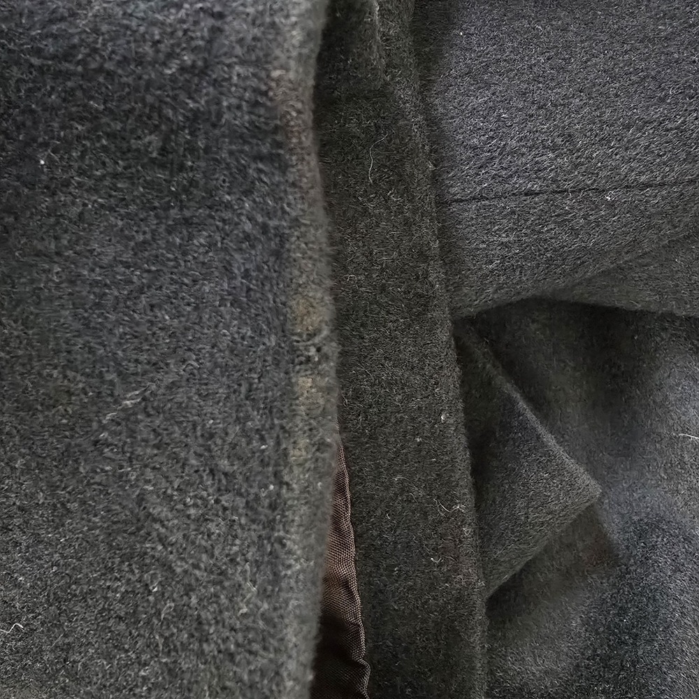 Burberrys England Blazer Jacket Size 10 Wool Cashmere Double Breasted Green Prep - Picture 14 of 16